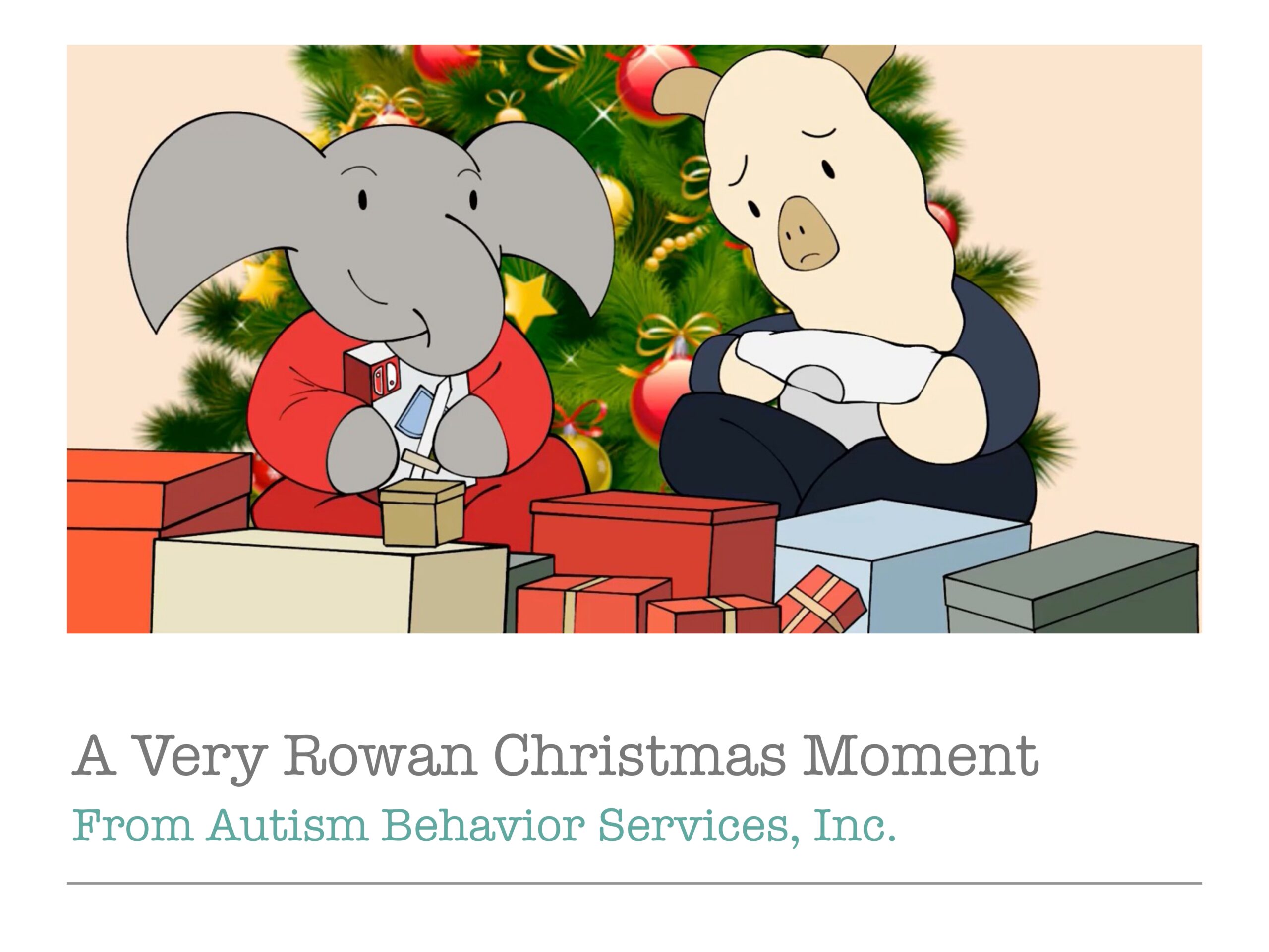 A Very Rowan Christmas Moment