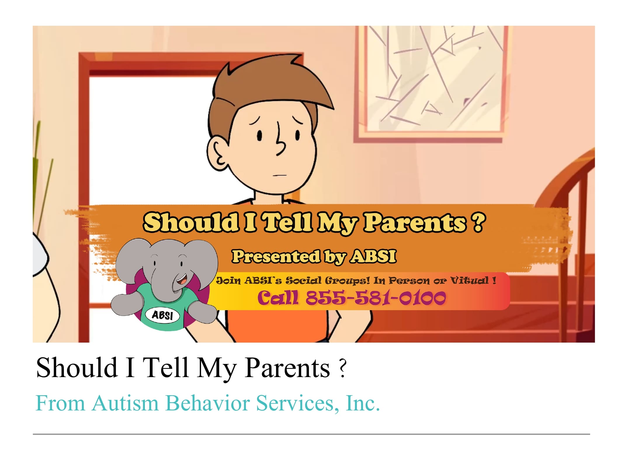 Should I tell my parents