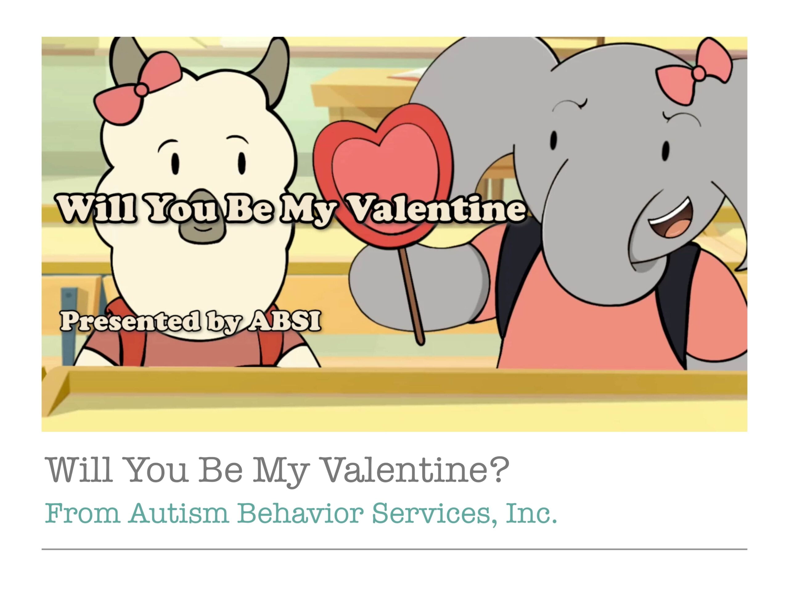 Will You Be My Valentine