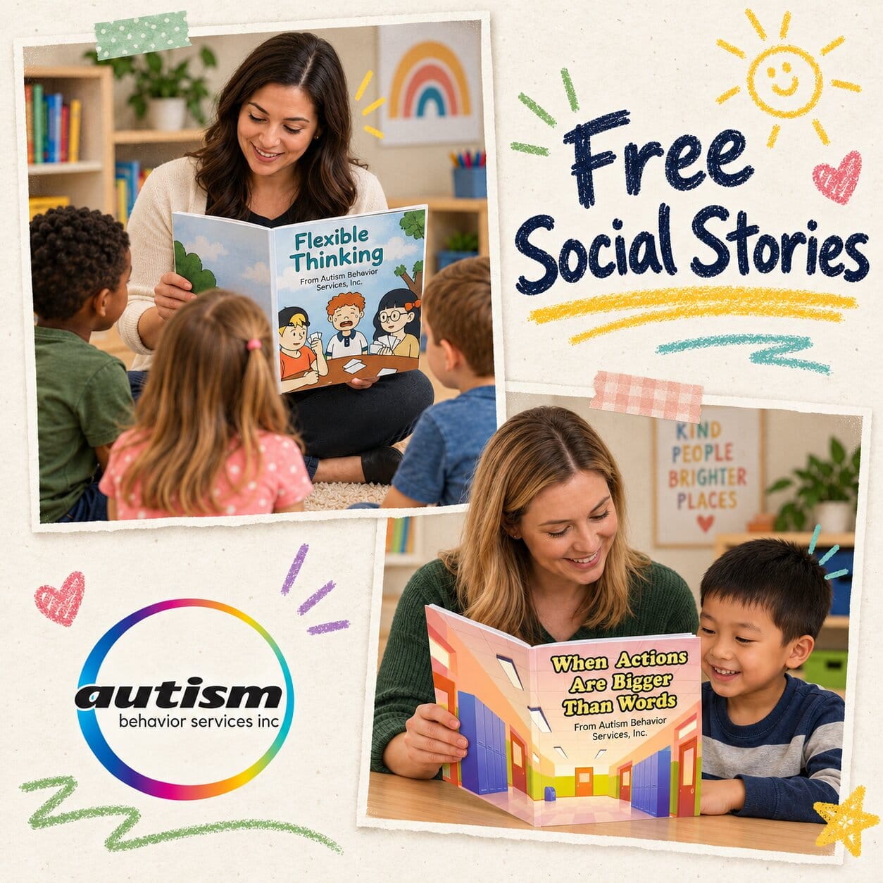 Social stories illustration
